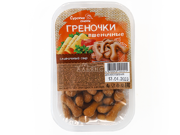Сурские (ПШЕНИЧНЫЕ) Сливочный сыр (100 гр) в Йошкар-Оле