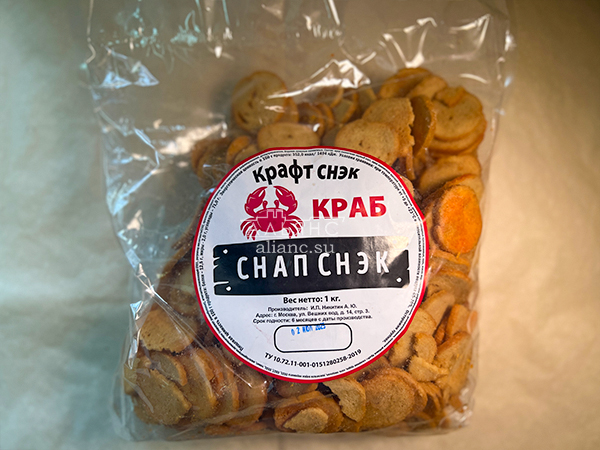 Снапсы ПШЕНИЧНЫЕ "Краб" в Йошкар-Оле