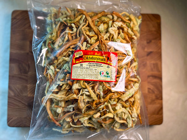 Нитка ЖАРЕНАЯ "Васаби" Oktobersnack 1 кг (сырный продукт) в Йошкар-Оле