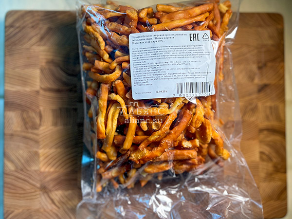 Нитка ЖАРЕНАЯ  Oktobersnack1 кг (сырный продукт) в Йошкар-Оле