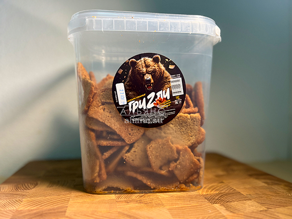 Ведро Ржаные гренки со вкусом Крылышки Барбекю (1 кг) в Йошкар-Оле