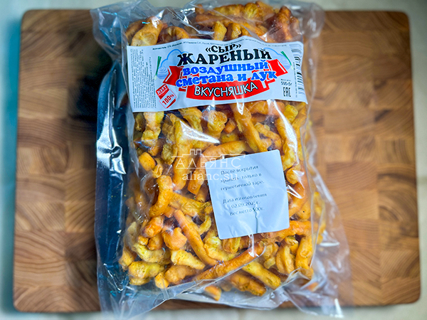 Жареный сыр "ВКУСНЯШКА" со вкусом сметаны и лука (500 гр) в Йошкар-Оле