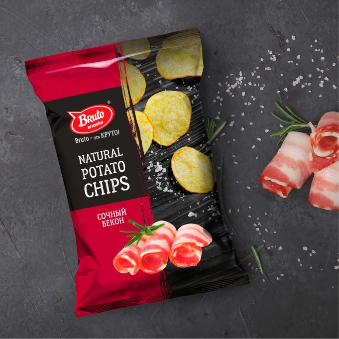 Картофель «Бруто» со вкусом бекона 130 гр. в Йошкар-Оле