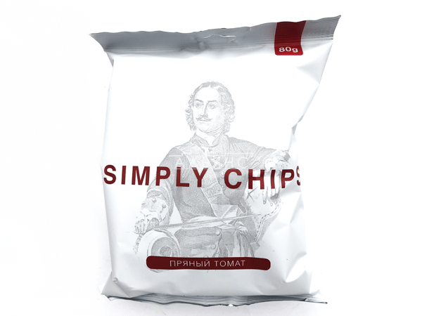 Картофельные чипсы "Simple chips" Пряный томат 80 гр. в Йошкар-Оле